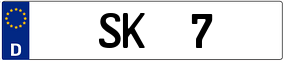 Truck License Plate